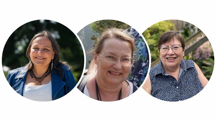Three headshots of our Dean and Associate Deans.