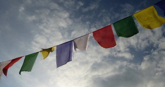 Tibetan flags