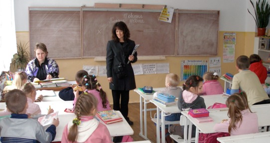 Research Fellow Dr. Donna McGhie-Richmond working on inclusive education in Ukraine