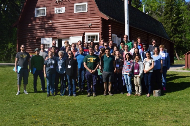 Graduate summit in Mathematical Biology and Applied PDE group photo
