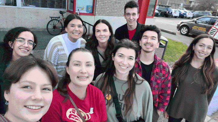 UVic psychology students volunteering at the Victoria Native Friendship Centre