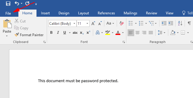 Encrypt Word files using Microsoft Word 2007 or newer - University of  Victoria