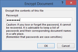 Encrypt Excel files using Microsoft Excel 2007 or newer - University of